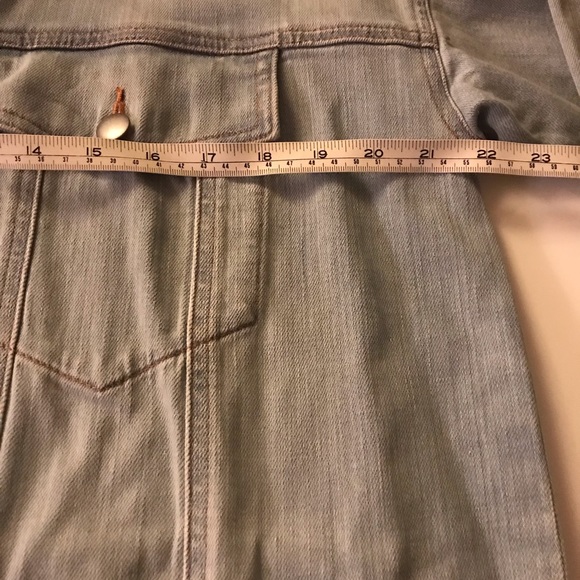 Eileen Fisher Organic Cotton Stretch Jean Jacket - Picture 9 of 9